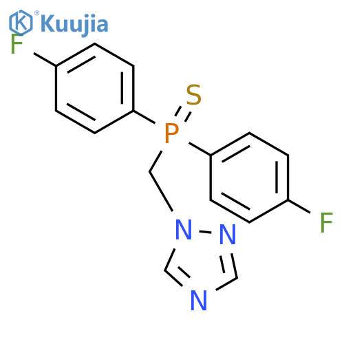 1H-1,2,4-Triazole,1-[[bis(4-fluorophenyl)phosphinothioyl]methyl]- structure