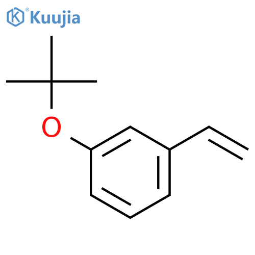 Benzene,1-(1,1-dimethylethoxy)-3-ethenyl- structure