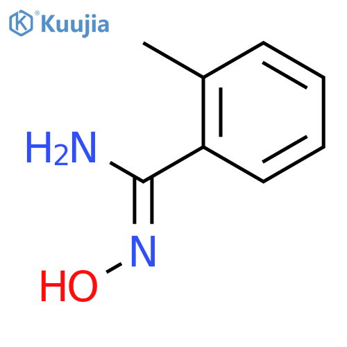 (Z)-N'-hydroxy-2-methylbenzene-1-carboximidamide structure