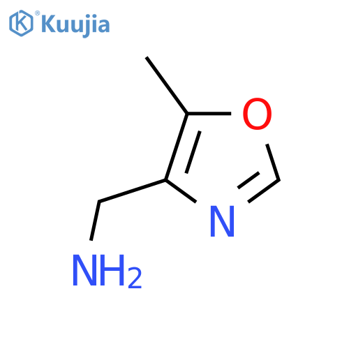 5-Methyl-4-oxazolemethanamine, structure