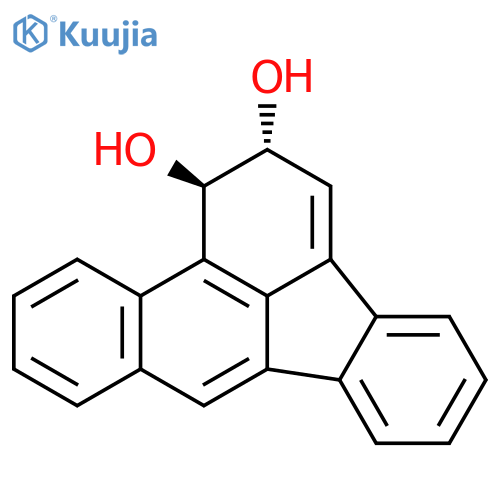 Benz[e]acephenanthrylene-1,2-diol, 1,2-dihydro-, trans-(±)- structure