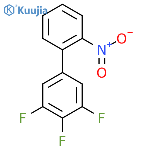 3',4',5'-Trifluoro-2-nitrobiphenyl structure