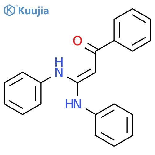 2-Propen-1-one, 1-phenyl-3,3-bis(phenylamino)- structure