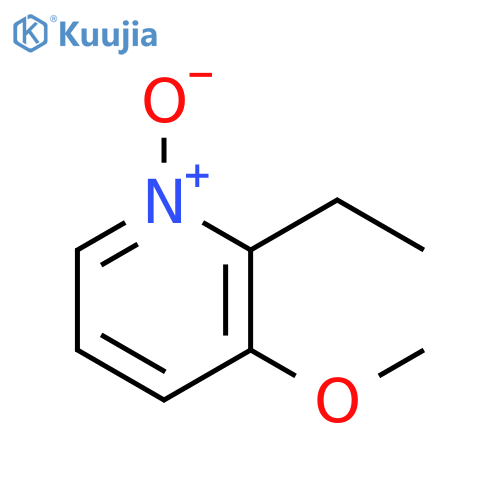 Pyridine, 2-ethyl-3-methoxy-, 1-oxide structure