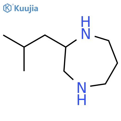 1H-1,4-Diazepine, hexahydro-2-(2-methylpropyl)- structure