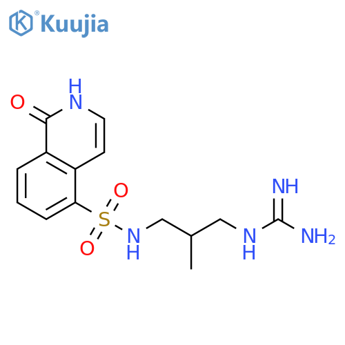 5-Isoquinolinesulfonamide,N-[3-[(aminoiminomethyl)amino]-2-methylpropyl]-1,2-dihydro-1-oxo- structure
