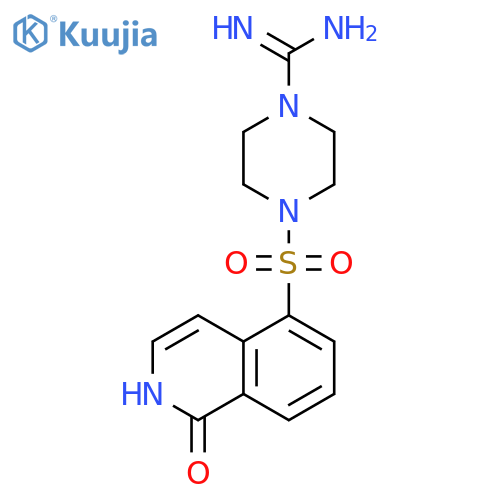 1-Piperazinecarboximidamide,4-[(1,2-dihydro-1-oxo-5-isoquinolinyl)sulfonyl]- structure