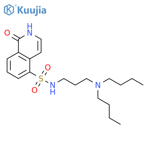 5-Isoquinolinesulfonamide,N-[3-(dibutylamino)propyl]-1,2-dihydro-1-oxo- structure