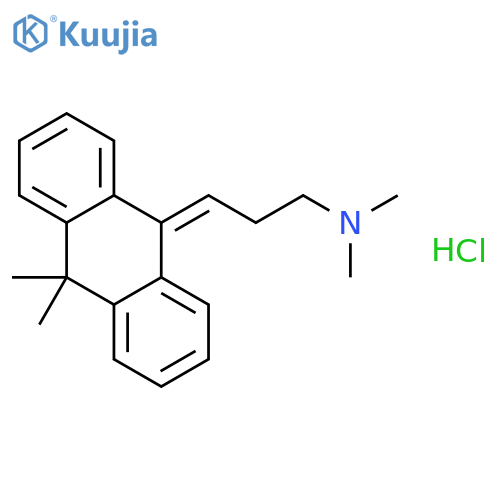 Melitracen hydrochloride structure