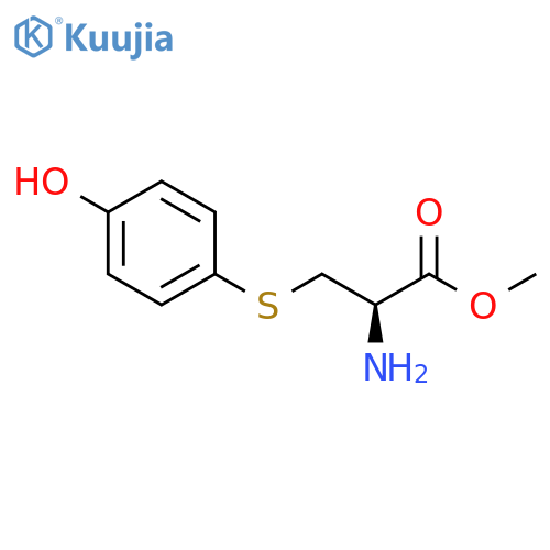 L-Cysteine, S-(4-hydroxyphenyl)-, methyl ester structure