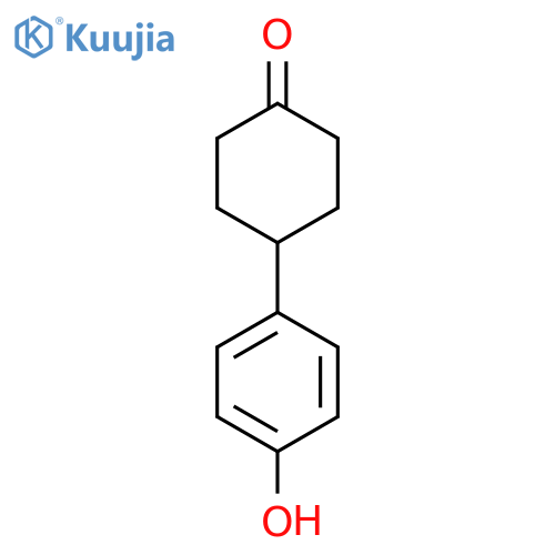 4-(4-hydroxyphenyl)cyclohexan-1-one structure