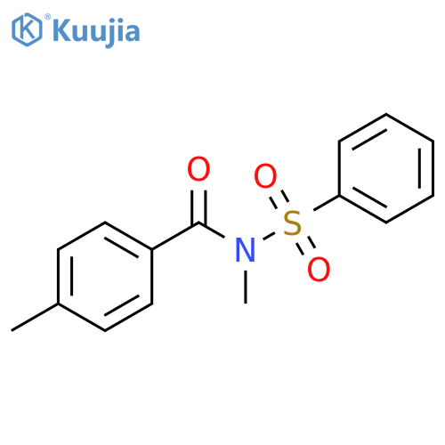 Benzamide, N,4-dimethyl-N-(phenylsulfonyl)- structure