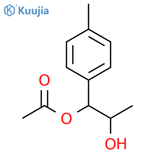 1,2-Propanediol, 1-(4-methylphenyl)-, 1-acetate structure