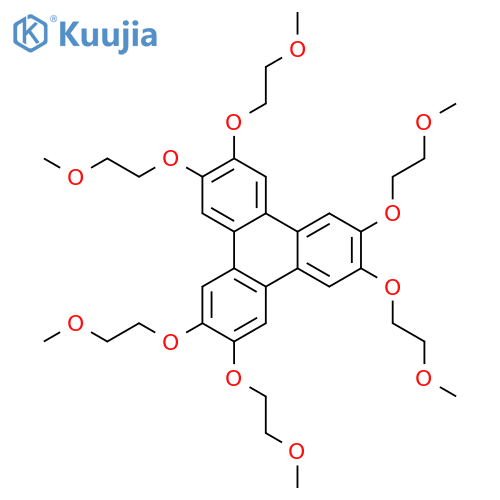 2,3,6,7,10,11-hexakis(2-methoxyethoxy)triphenylene structure