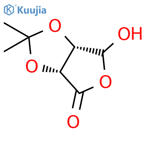 (3aR,6aS)-Dihydro-6-hydroxy-2,2-dimethyl-furo3,4-d-1,3-dioxol-4(3aH)-one structure