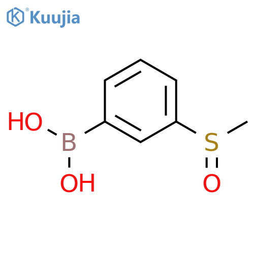 3-Methylsulfinylphenylboronic Acid structure