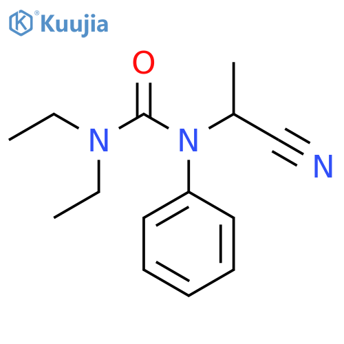 Urea, N-(1-cyanoethyl)-N',N'-diethyl-N-phenyl- structure