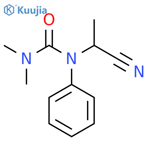 Urea, N-(1-cyanoethyl)-N',N'-dimethyl-N-phenyl- structure