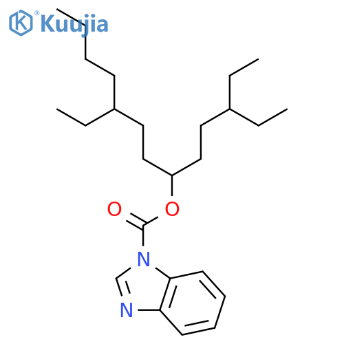 3,9-diethyltridecan-6-yl Benzimidazole-1-carboxylate structure