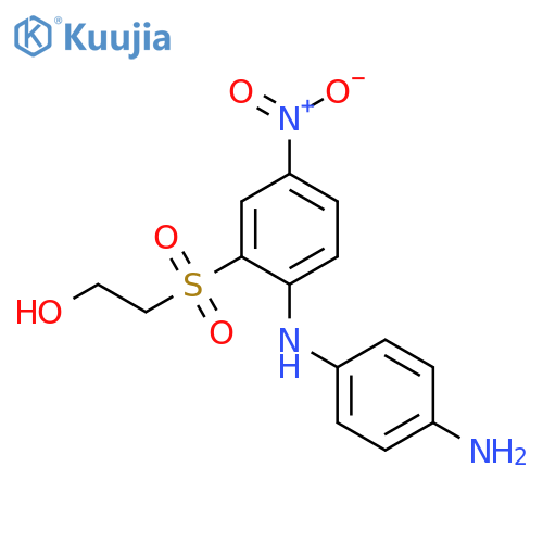 Ethanol, 2-[[2-[(4-aminophenyl)amino]-5-nitrophenyl]sulfonyl]- structure