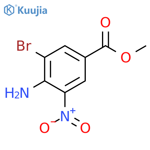 Methyl 4-amino-3-bromo-5-nitrobenzoate structure