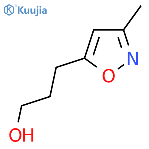 3-(3-methyl-1,2-oxazol-5-yl)propan-1-ol structure