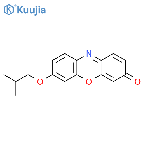 3H-Phenoxazin-3-one, 7-(2-methylpropoxy)- structure