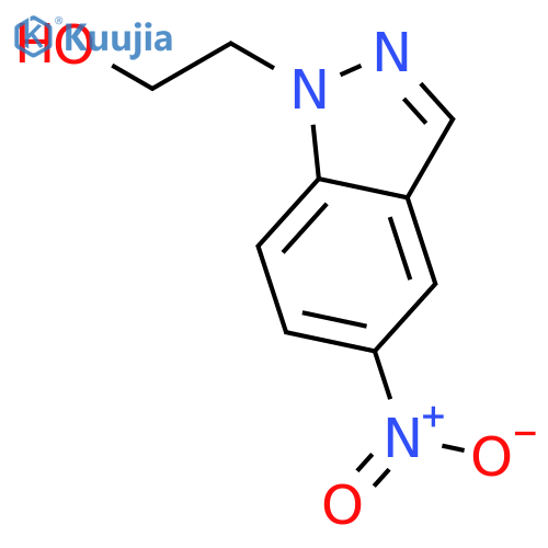 2-(5-Nitro-1H-indazol-1-yl)ethanol structure