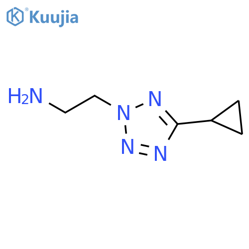 2-(5-Cyclopropyl-tetrazol-2-yl)-ethylaMine structure