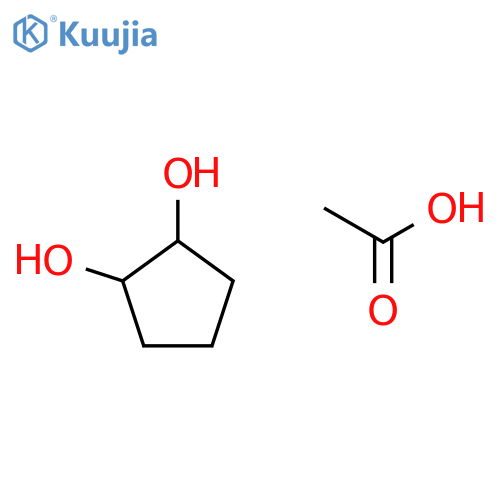 (1R,2R)-2-hydroxycyclopentyl acetate structure