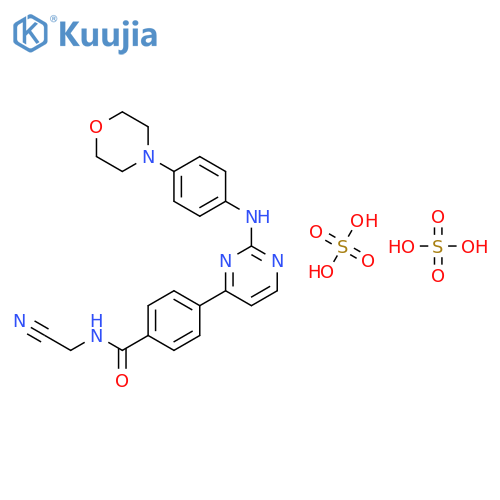 Momelotinib sulfate structure