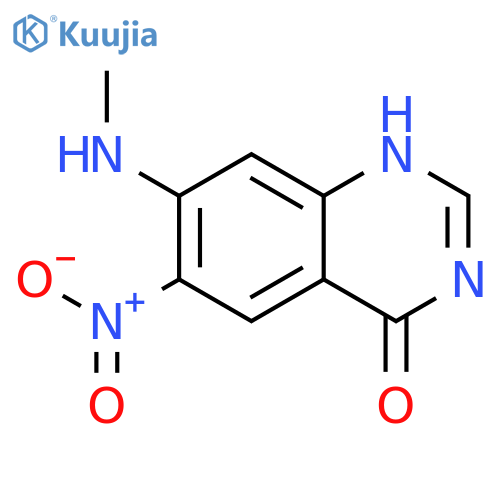 7-(Methylamino)-6-nitro-3,4-dihydroquinazolin-4-one structure