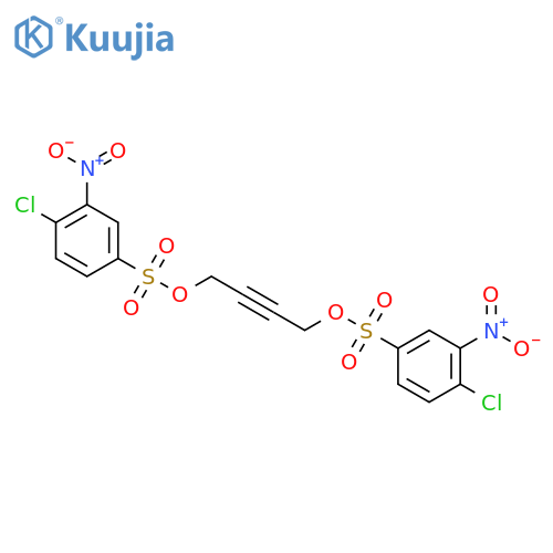 Benzenesulfonic acid,4-chloro-3-nitro-, 2-butynylene ester (7CI,8CI) structure