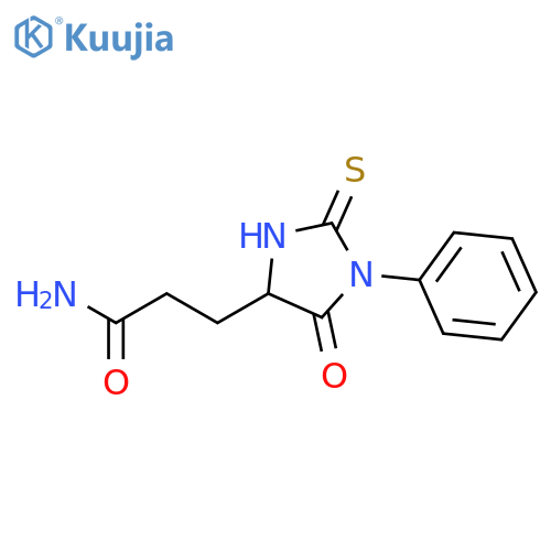 4-Imidazolidinepropanamide,5-oxo-1-phenyl-2-thioxo- structure
