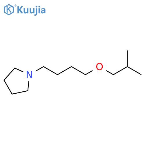 Pyrrolidine, 1-[4-(2-methylpropoxy)butyl]- structure