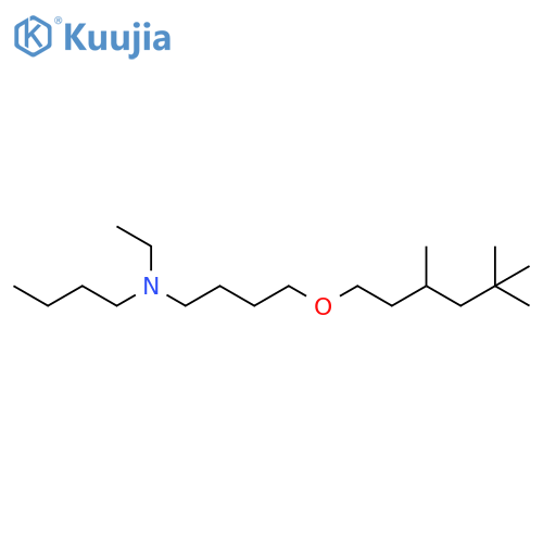 1-Butanamine, N-butyl-N-ethyl-4-[(3,5,5-trimethylhexyl)oxy]- structure