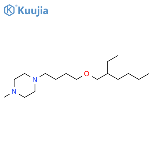 Piperazine, 1-[4-[(2-ethylhexyl)oxy]butyl]-4-methyl- structure