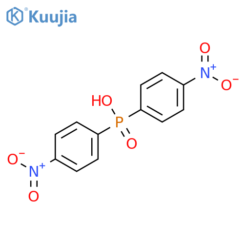 Phosphinic acid,P,P-bis(4-nitrophenyl)- structure