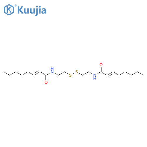 2-Octenamide,N,N'-(dithiodi-2,1-ethanediyl)bis- (9CI) structure