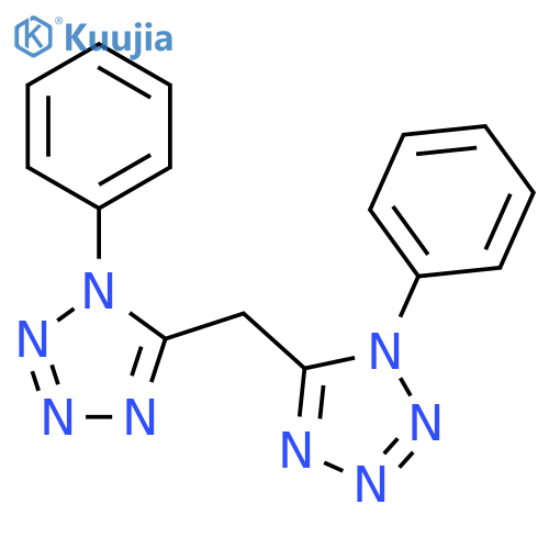 1H-Tetrazole, 5,5'-methylenebis[1-phenyl- structure