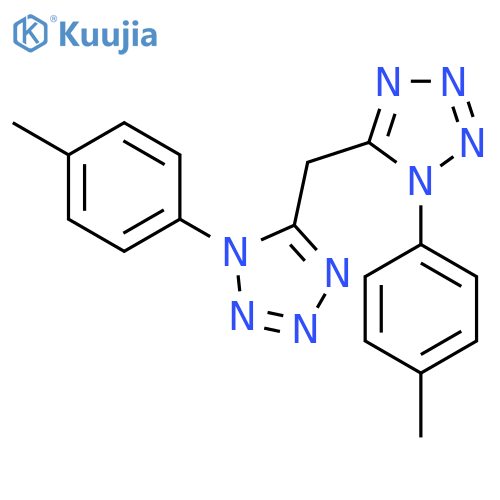 1-(4-methylphenyl)-5-{[1-(4-methylphenyl)-1H-1,2,3,4-tetrazol-5-yl]methyl}-1H-1,2,3,4-tetrazole structure