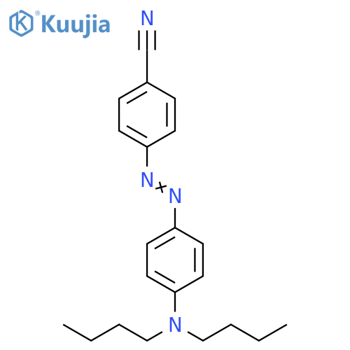 Benzonitrile, 4-[[4-(dibutylamino)phenyl]azo]- structure