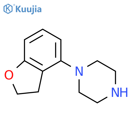 1-(2,3-Dihydrobenzofuran-4-yl)piperazine structure