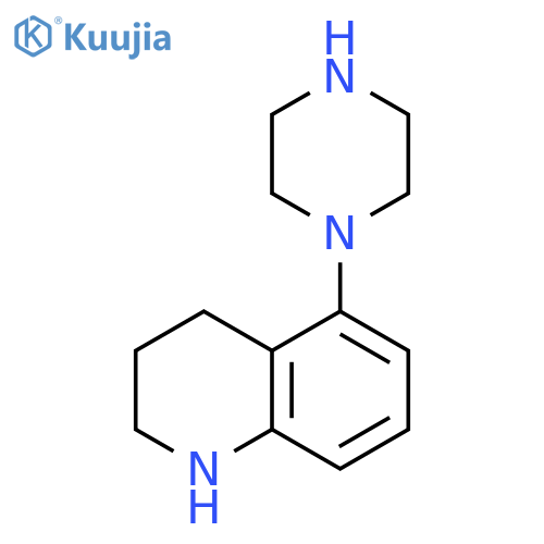 1,2,3,4-tetrahydro-5-(1-piperazinyl)-Quinoline structure