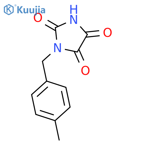Imidazolidinetrione, [(4-methylphenyl)methyl]- structure