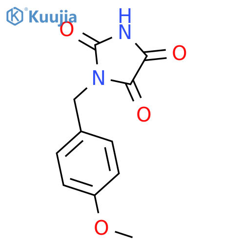 1-(4-Methoxybenzyl)-1H-imidazole-2,4,5(3H)-trione structure