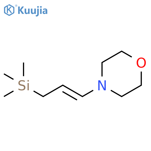 Morpholine, 4-[3-(trimethylsilyl)-1-propenyl]-, (E)- (9CI) structure