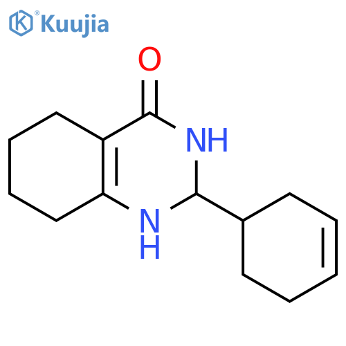 4(1H)-Quinazolinone, 2-(3-cyclohexen-1-yl)-2,3,5,6,7,8-hexahydro- structure