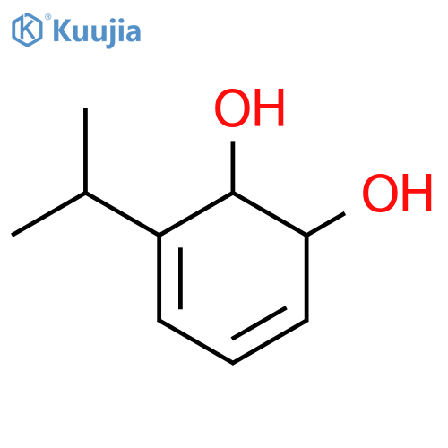 3,5-Cyclohexadiene-1,2-diol, 3-(1-methylethyl)- structure