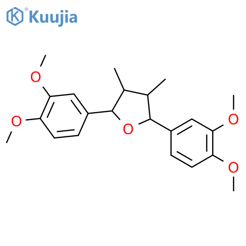 Furan, 2,5-bis(3,4-dimethoxyphenyl)tetrahydro-3,4-dimethyl-,(2S,3S,4S,5S)- structure